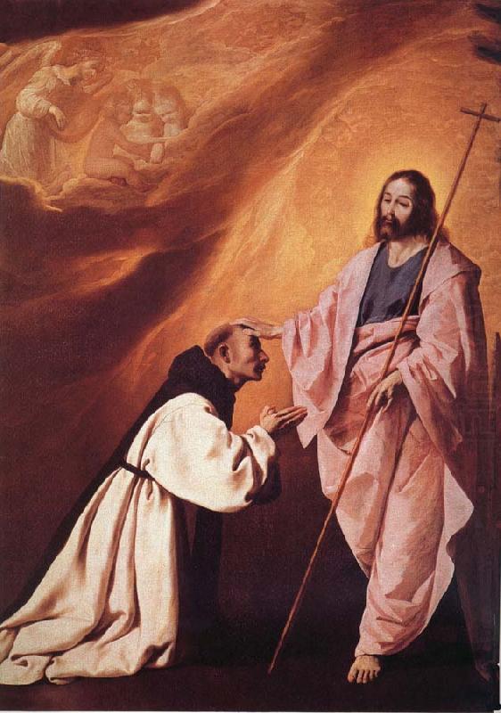 Francisco de Zurbaran Vision of Brother Andres Salmeron china oil painting image